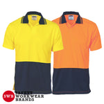 DNC Workwear - Hi Vis Two Tone Food Industry Polo Short Sleeve 3903