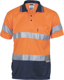 DNC Workwear - Hi Vis D/N Cool Breathe Polo Shirt With 3M 8906 R/Tape Short Sleeve 3911
