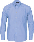 DNC Workwear - Polyester Cotton Chambray Business Shirt Long Sleeve 4122