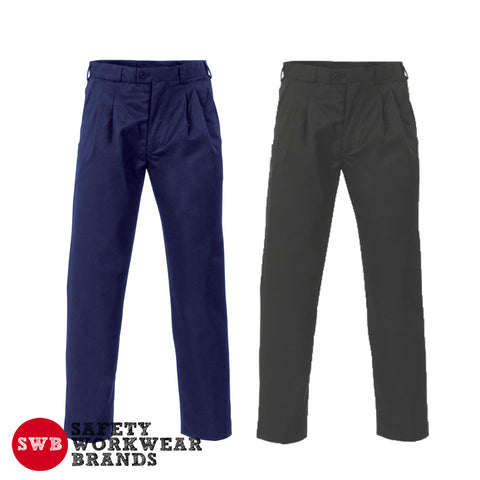 DNC Workwear - Mens P/V Pleat Front Pants 4502