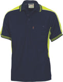 DNC Workwear - Polyester Cotton Panel Polo Shirt Short Sleeve 5214