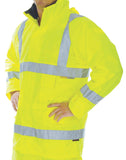 DNC Workwear - Hi Vis D/N Breathable Rain Jacket with 3M R/Tape 3871