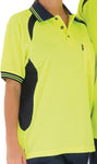 DNC Workwear - Cool Breeze Contrast Mesh Polo Short Sleeve 3901