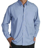 DNC Workwear - Polyester Cotton Chambray Business Shirt Long Sleeve 4122
